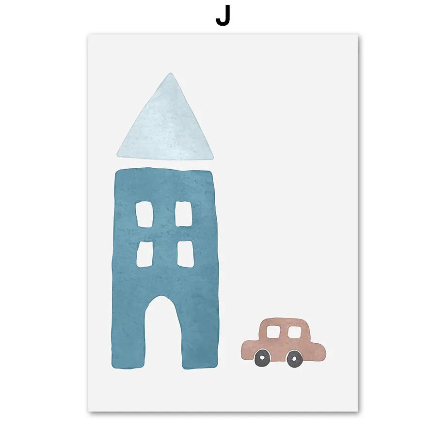 Positive Alphabet Prints