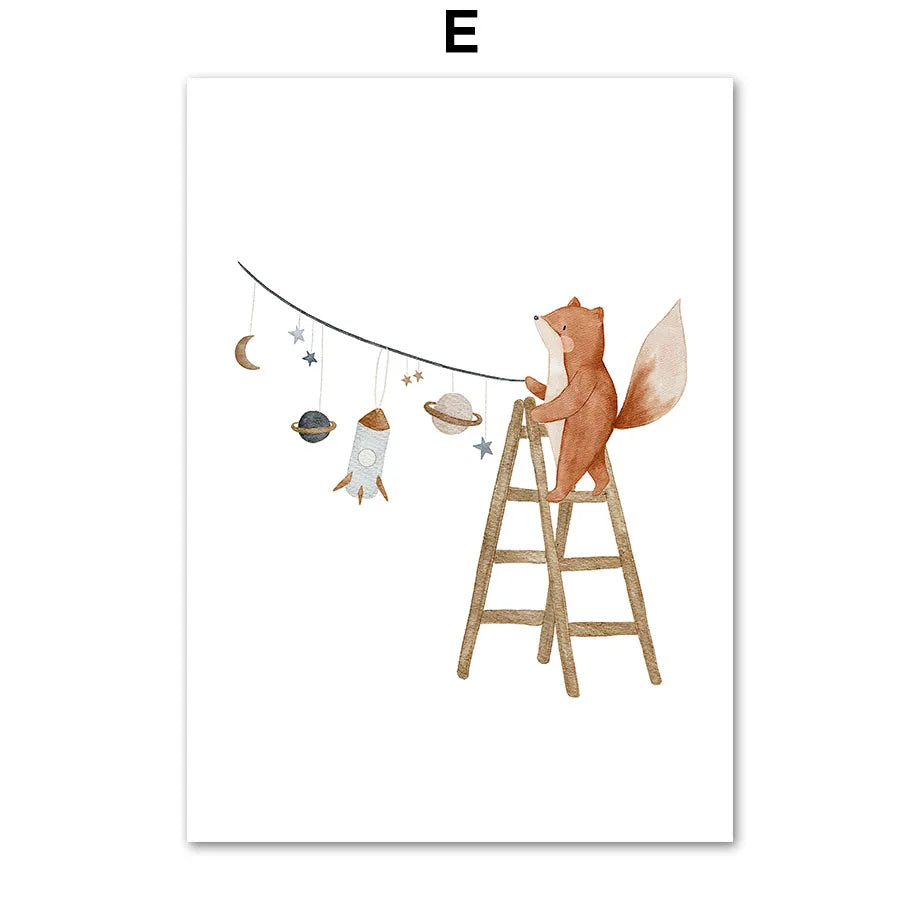 Bohemian Style Nursery Prints