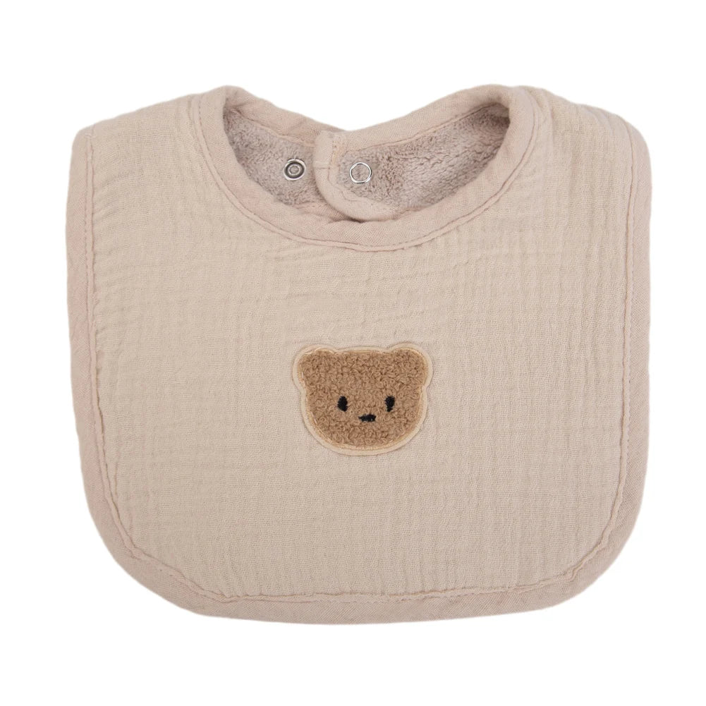 Cute Bear Cotton Baby Bibs