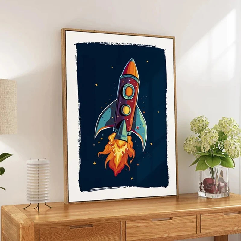 Set of 3 Space Themed Posters