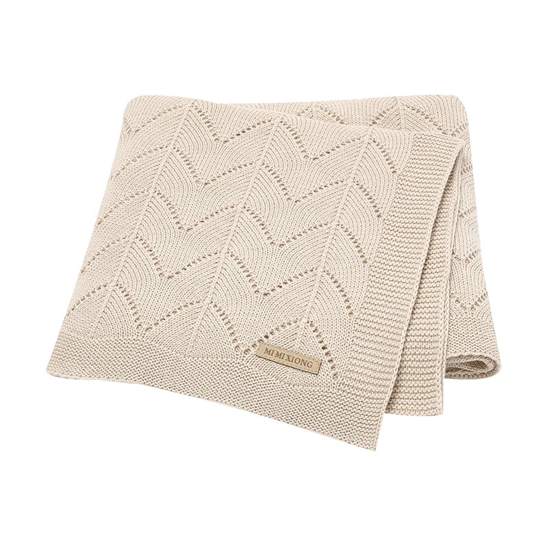 Knitted Newborn Baby Blankets