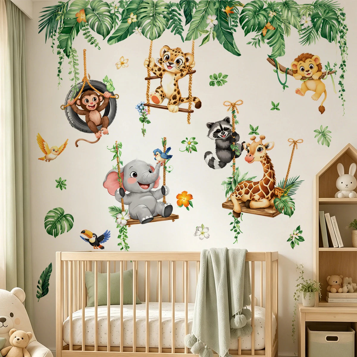 Jungle Animals Wall Decal
