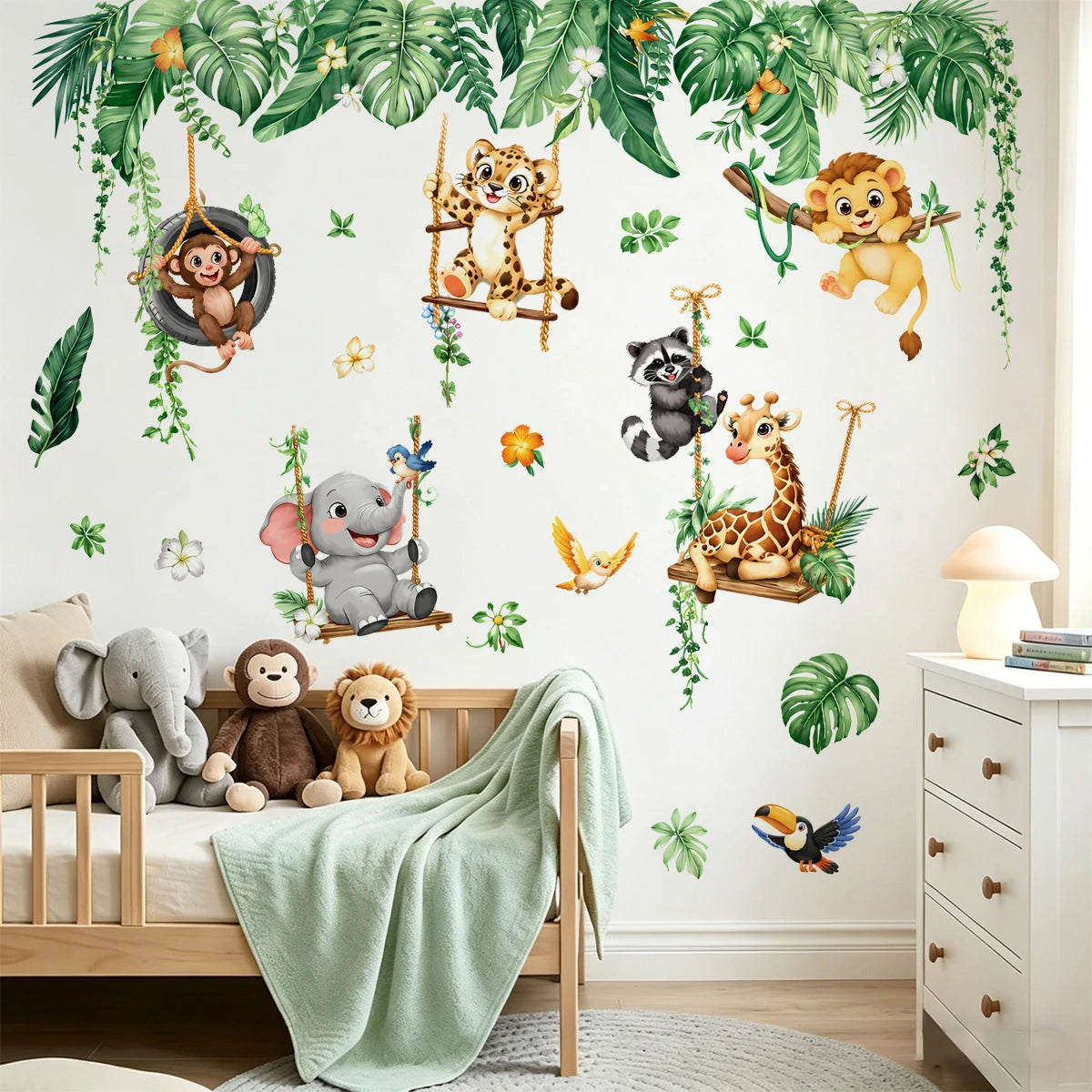 Jungle Animals Wall Decal