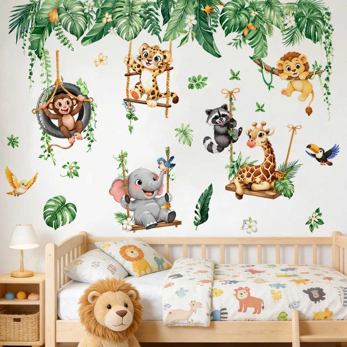 Jungle Animals Wall Decal