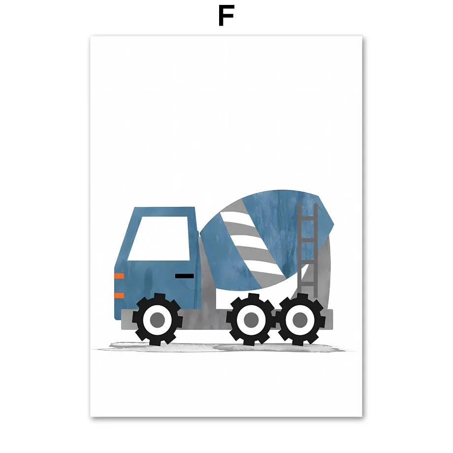 Alphabet Truck Prints