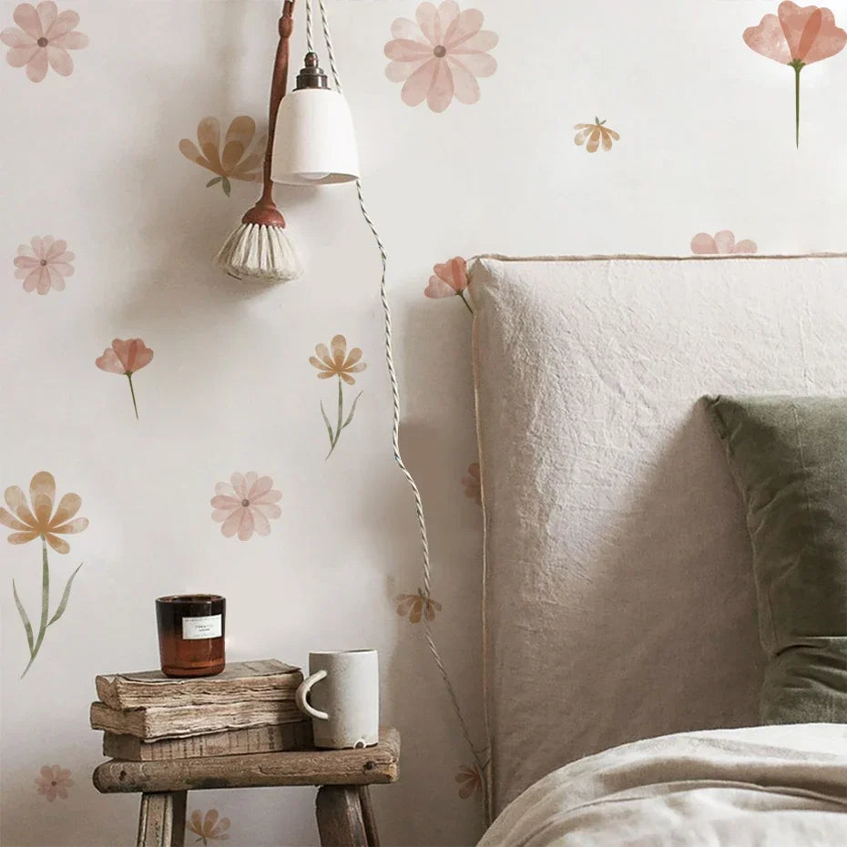 Boho Style Flower Decal