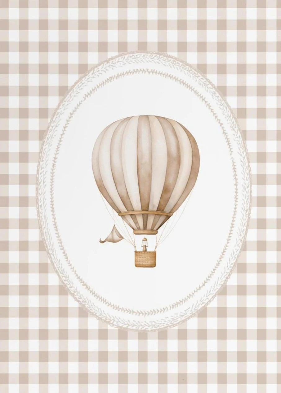Pink Plaid Nursery Prints