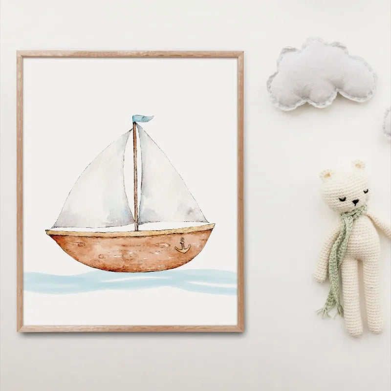 Seaside Sailor Prints