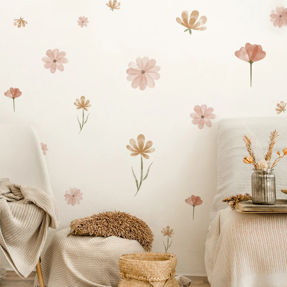 Boho Style Flower Decal