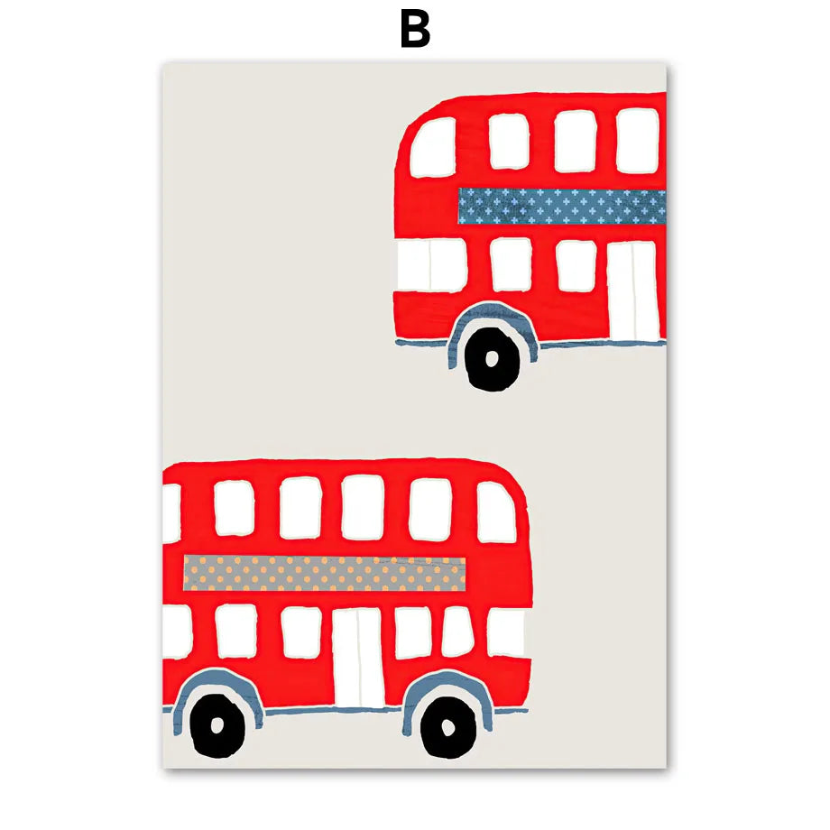 Nordic Style Vehicle Prints