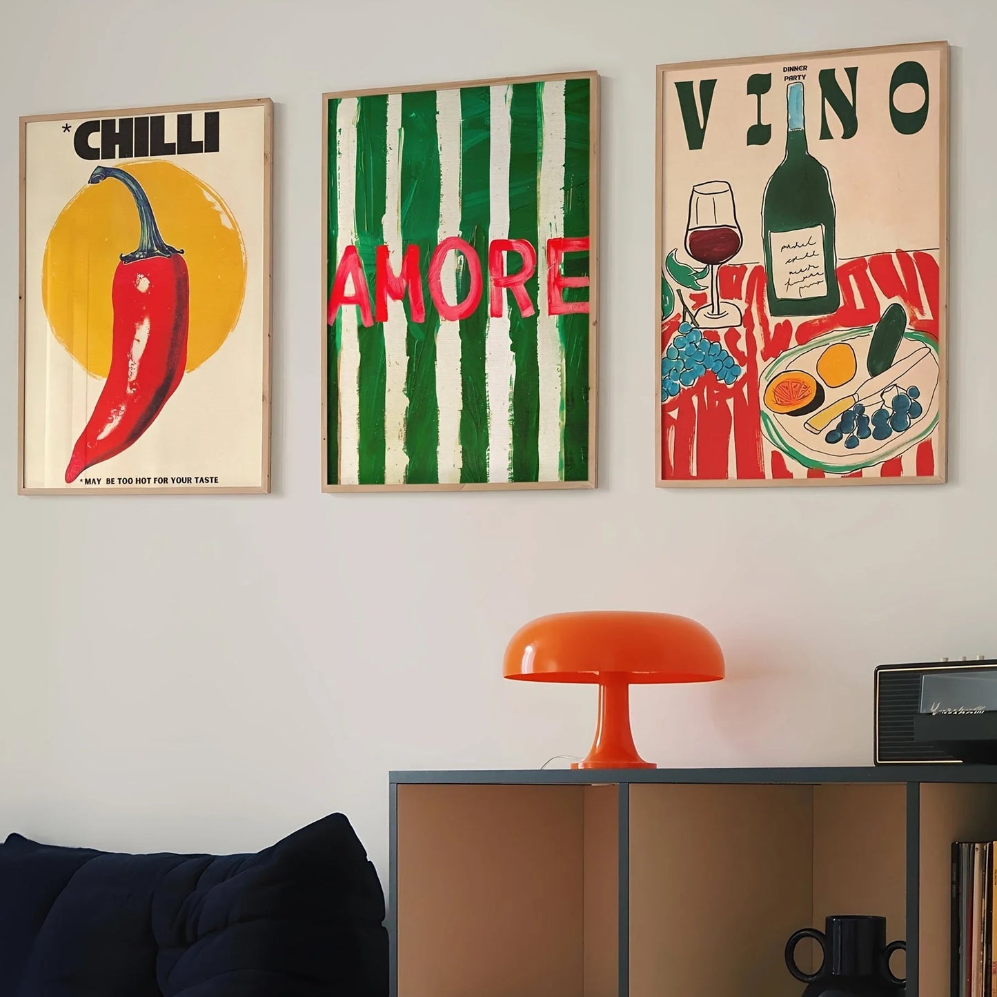 Amore Retro Canvas Prints