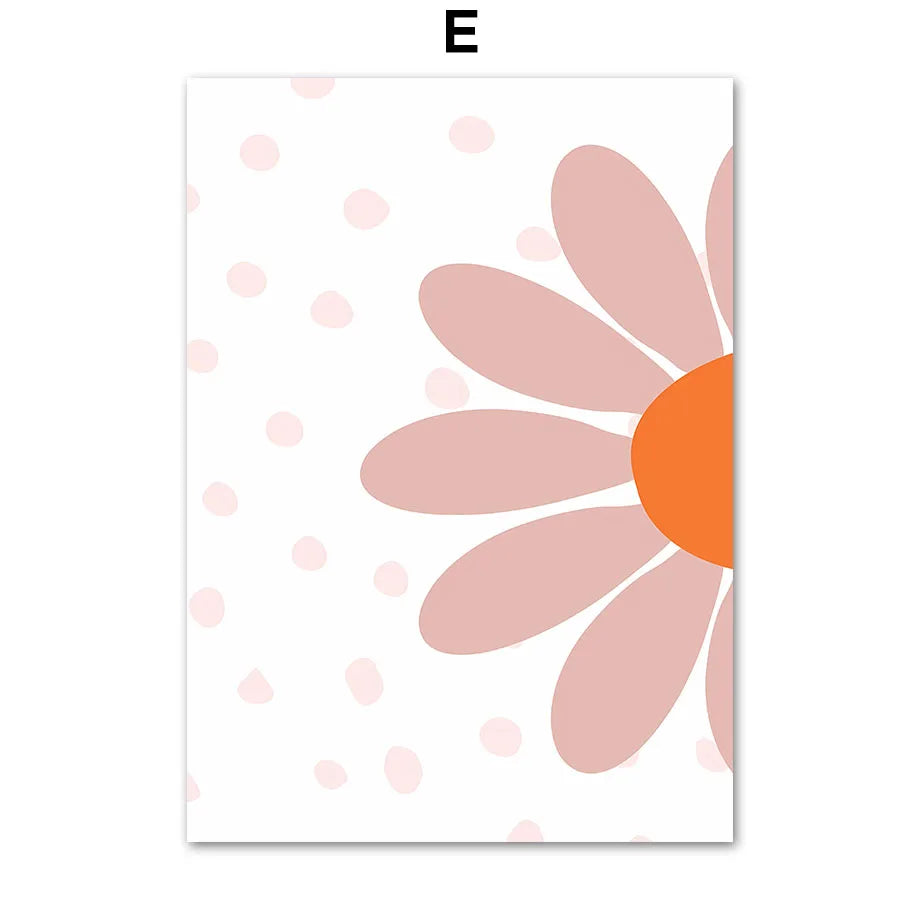 Bohemian Pink Floral Prints