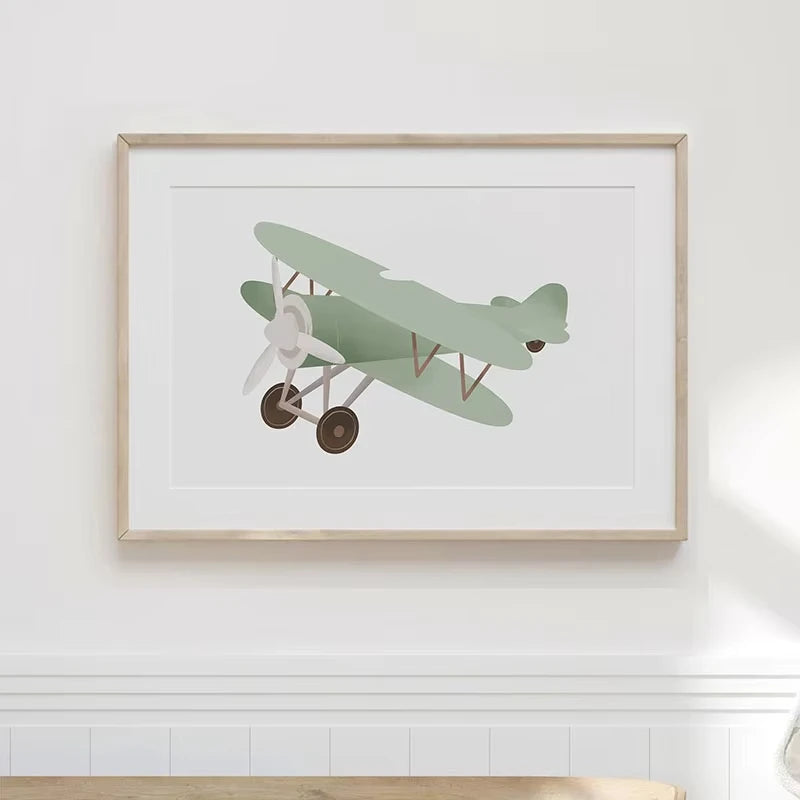Vintage Green Vehicle Prints