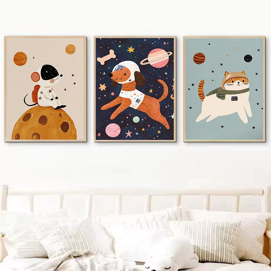 Outer Space Nursery Prints