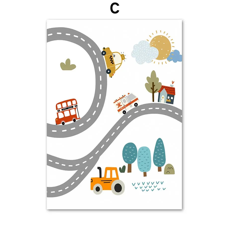 Alphabet Truck Prints