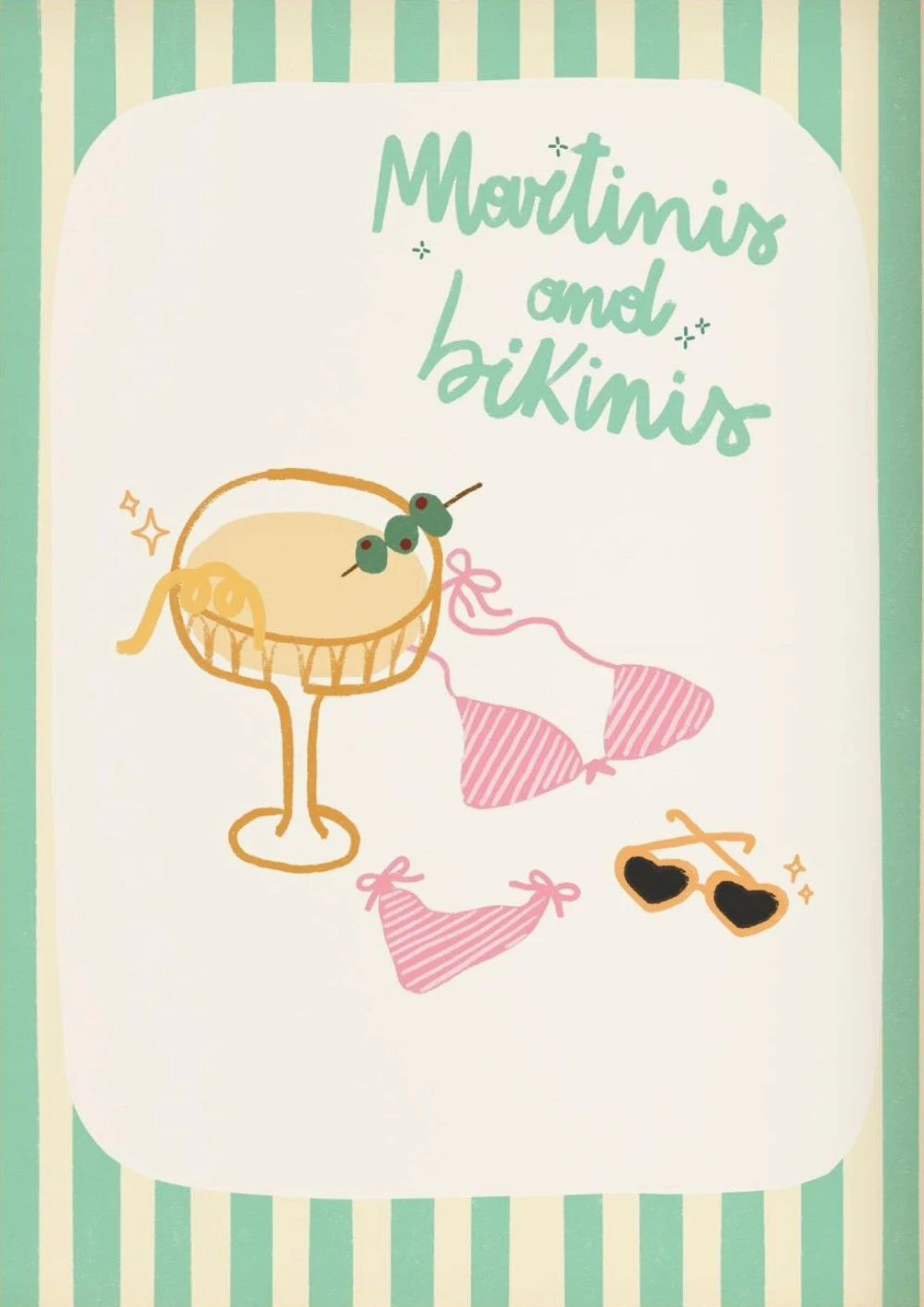 Tropical Seaside Summer Prints