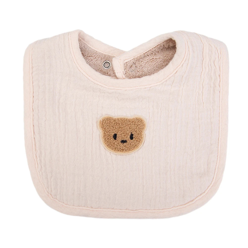 Cute Bear Cotton Baby Bibs