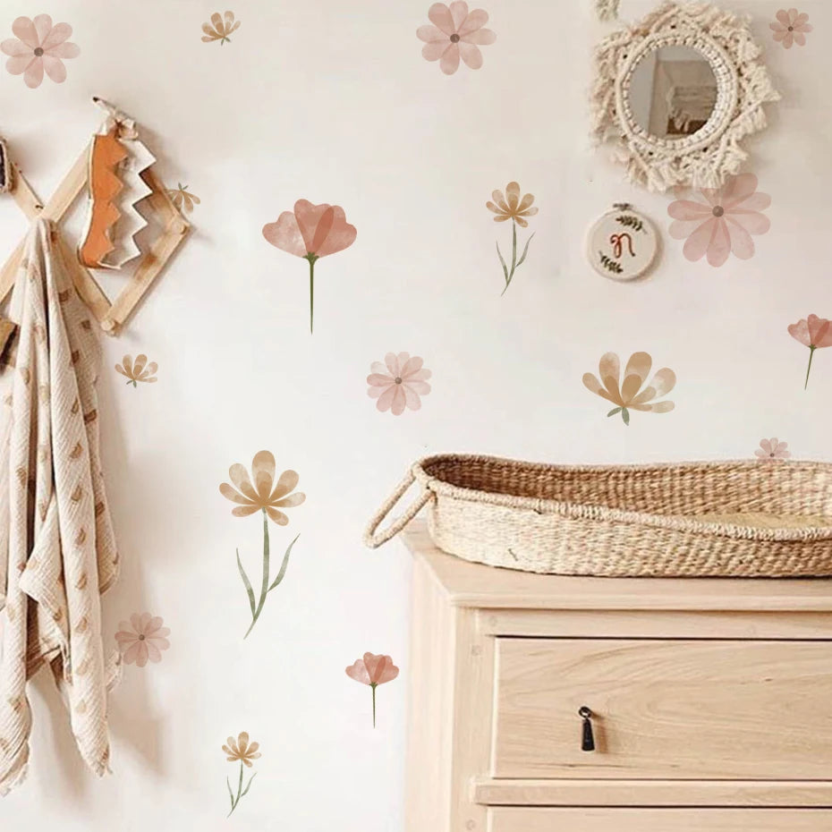 Boho Style Flower Decal