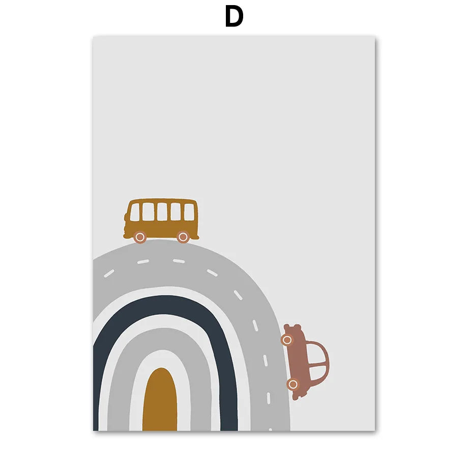 Positive Alphabet Prints