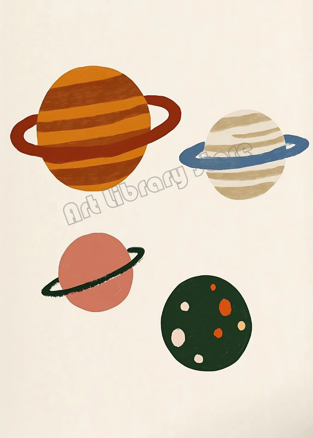 Outer Space Nursery Prints