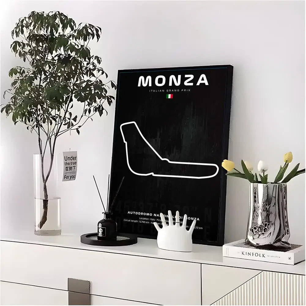 Formula 1 Race Track Poster