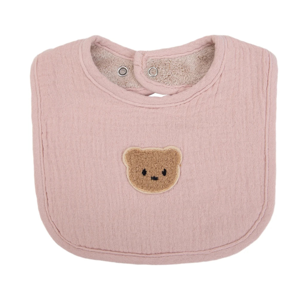 Cute Bear Cotton Baby Bibs