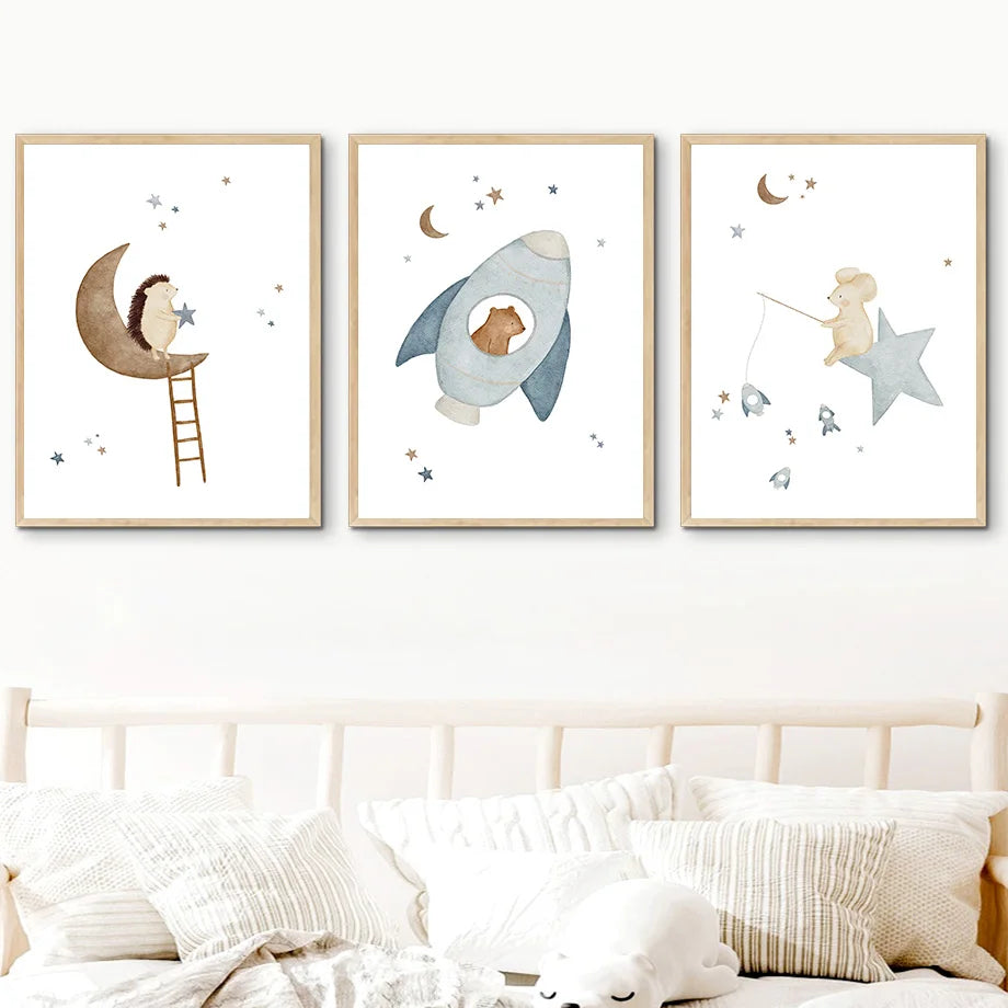 Bohemian Style Nursery Prints