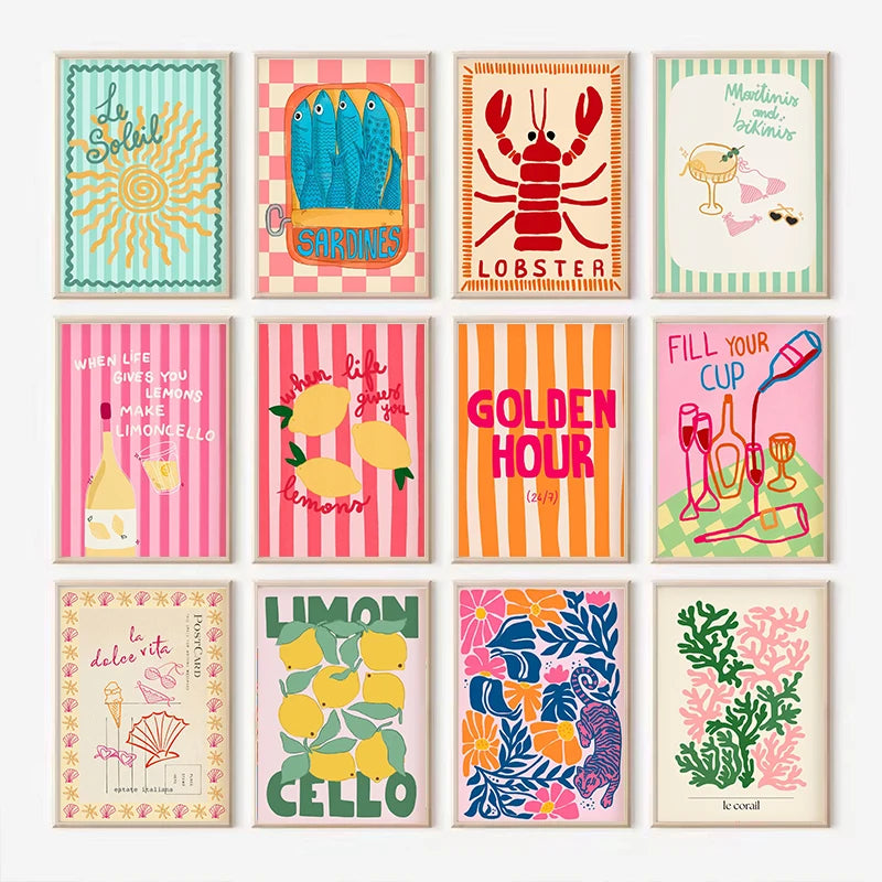Tropical Seaside Summer Prints
