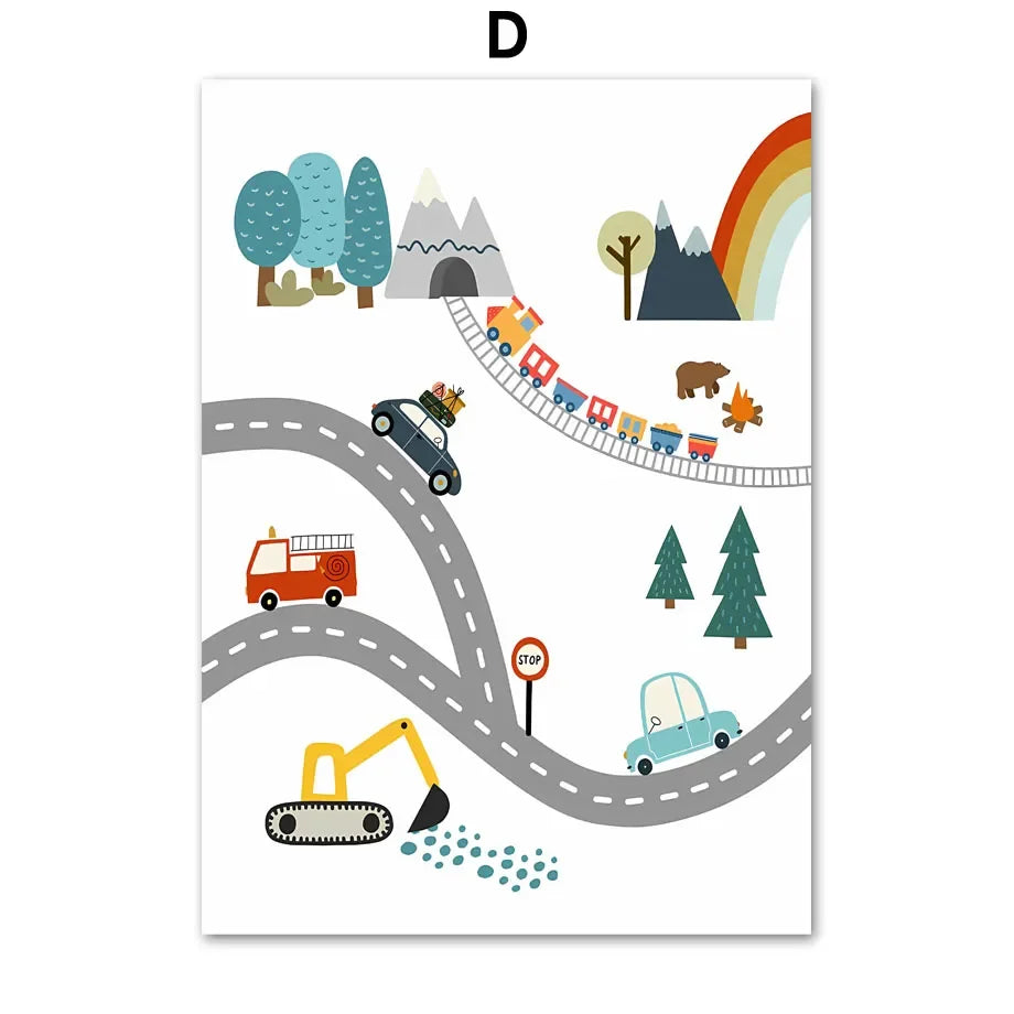 Alphabet Truck Prints