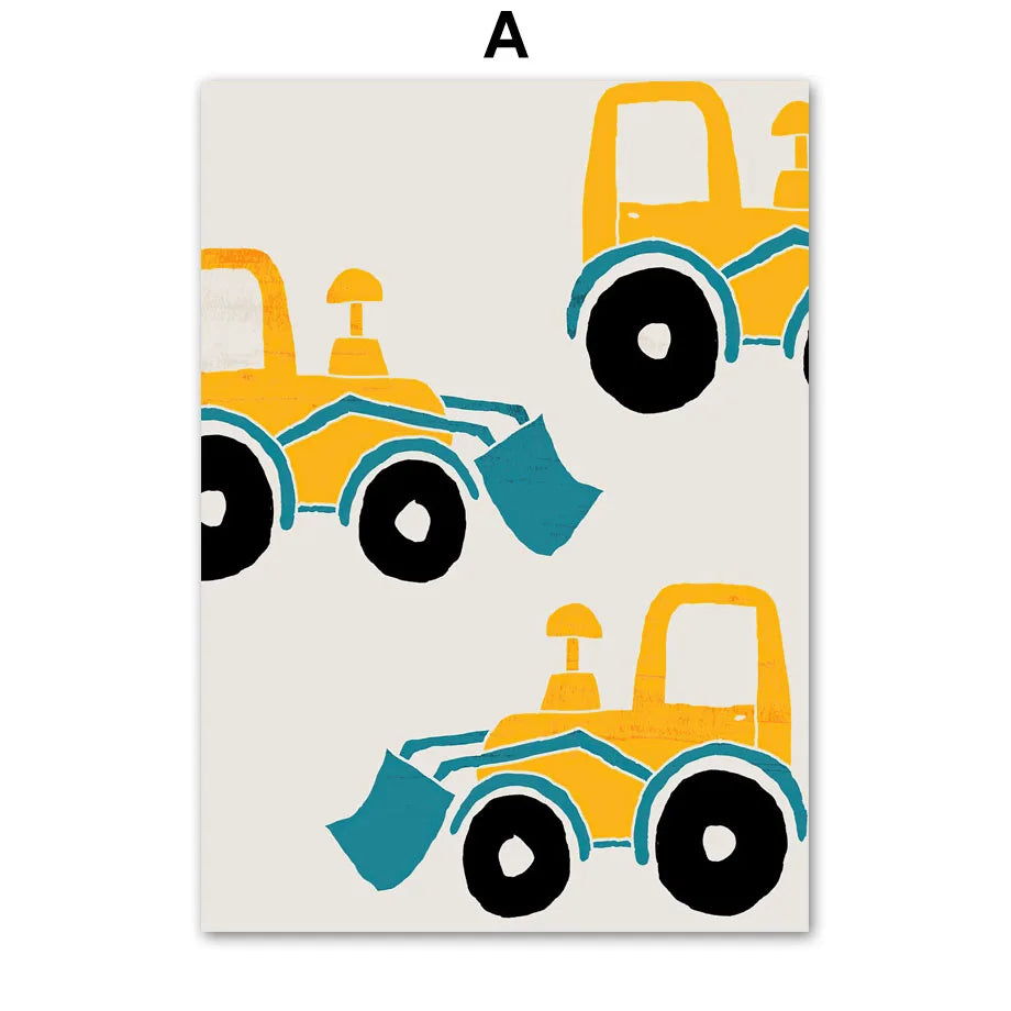 Nordic Style Vehicle Prints