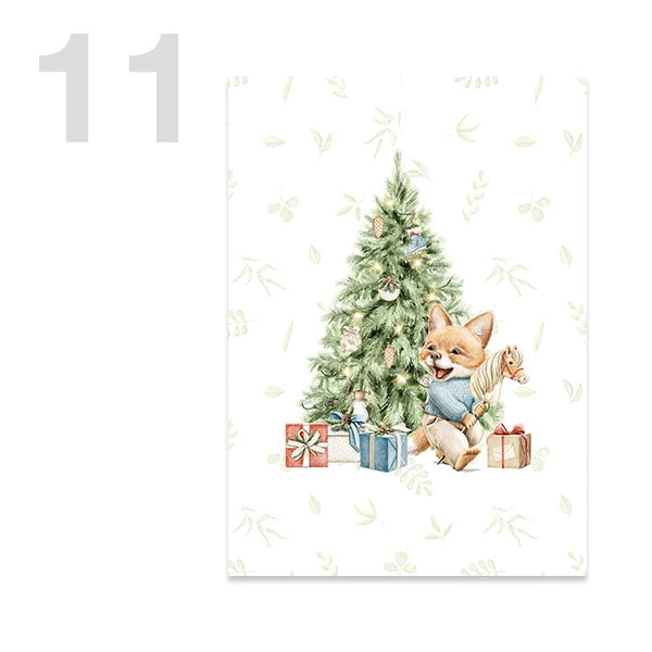 Personalised Green Rabbit Initial Prints