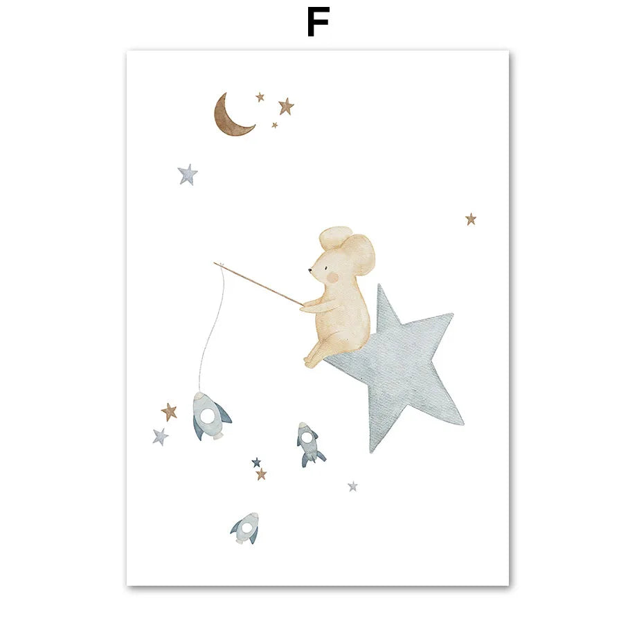 Bohemian Style Nursery Prints