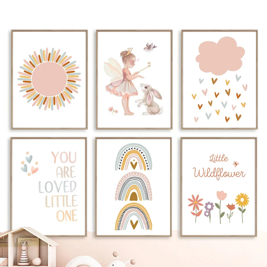 Bohemian Style Nursery Prints