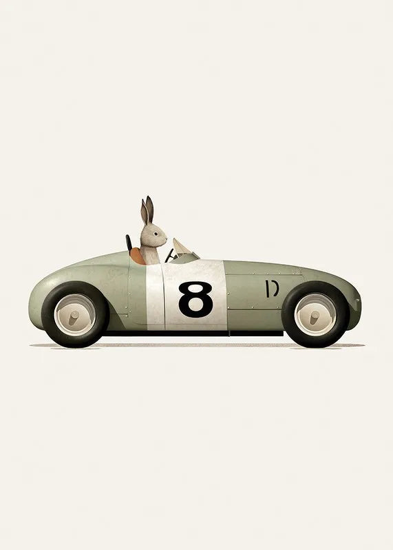 Cartoon Animal Car Prints