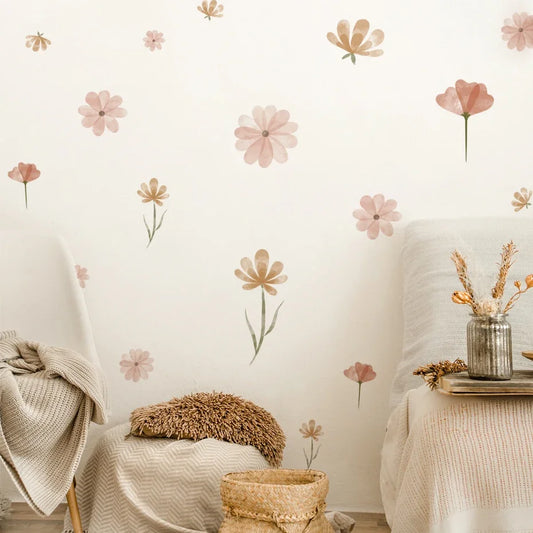 Boho Style Flower Decal