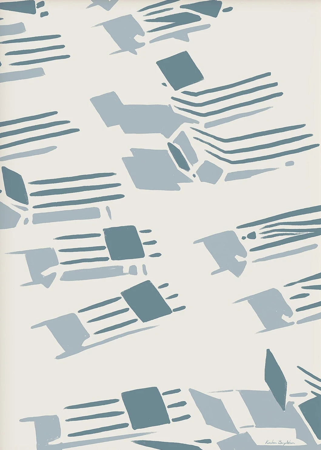 Bohemian Blue Sailor Prints