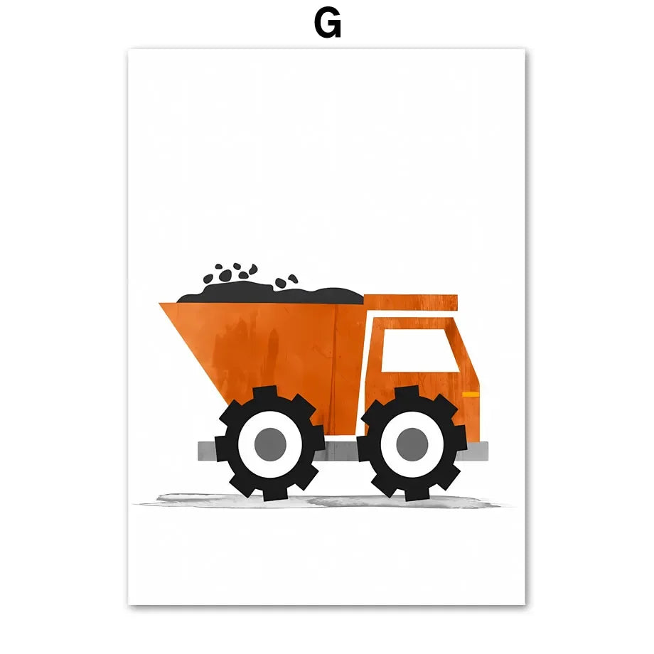 Alphabet Truck Prints