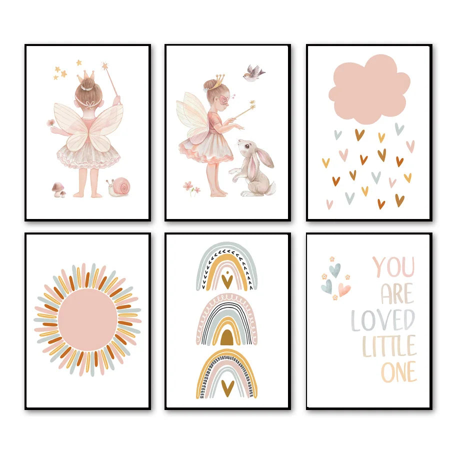 Bohemian Style Nursery Prints