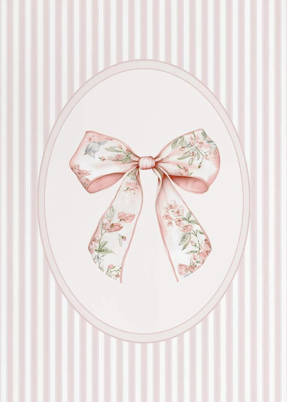 Pink Plaid Nursery Prints