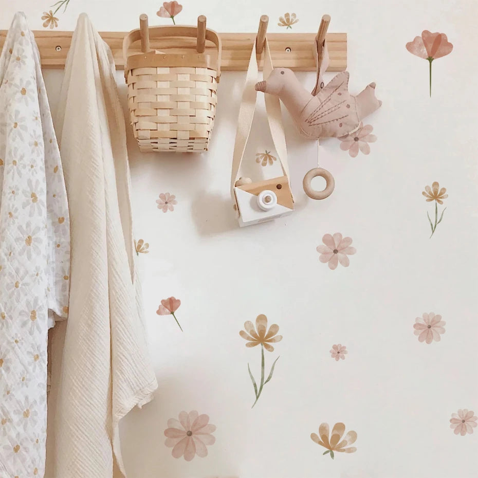 Boho Style Flower Decal