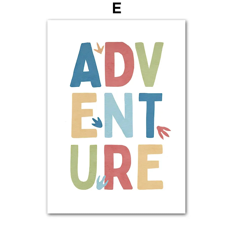 Personalised Initial Dinosaur Prints