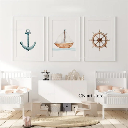 Seaside Sailor Prints