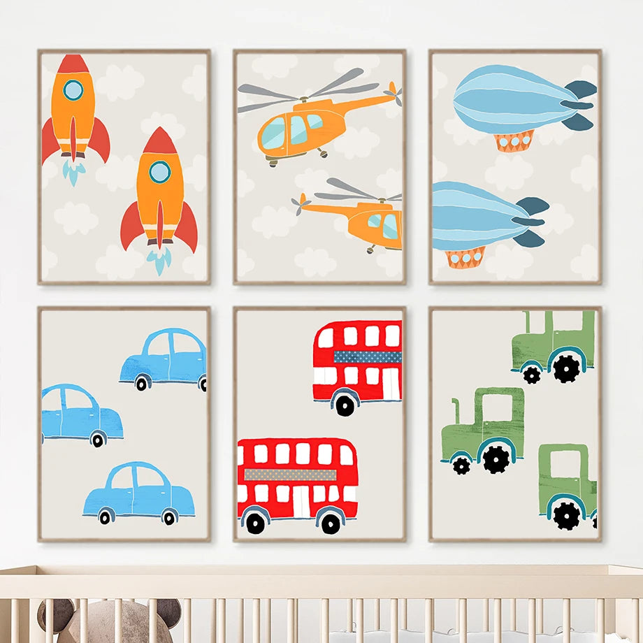 Nordic Style Vehicle Prints