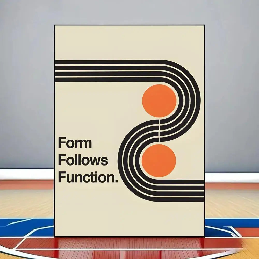Modern Colourful Minimalism Poster