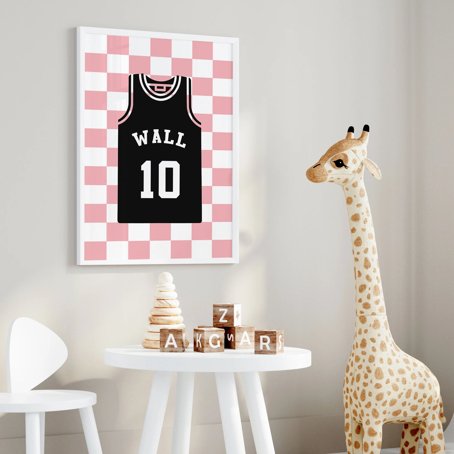 3pcs Personalized Custom Name Cartoon basketball Wall Art Print Picture Canvas Poster Painting For Living Room Home Decor