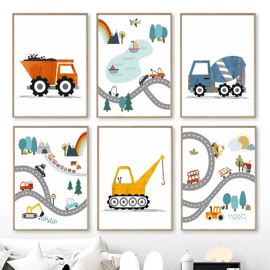 Alphabet Truck Prints