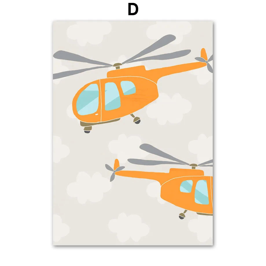 Nordic Style Vehicle Prints