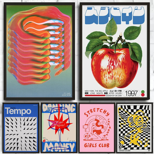 Abstract Japanese Wall Prints