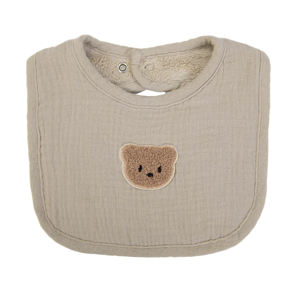 Cute Bear Cotton Baby Bibs