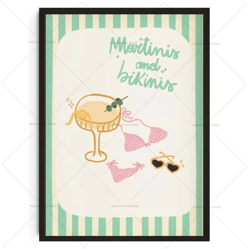 Preppy Tropical Beach Summer Prints